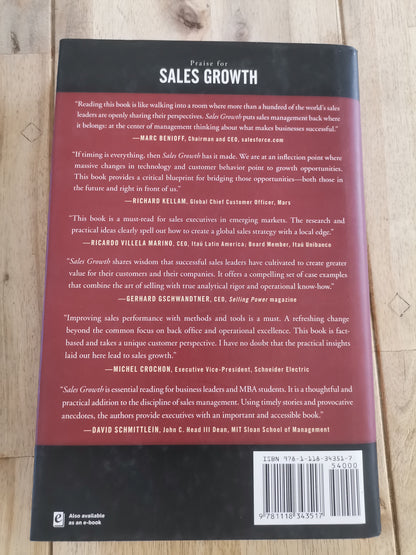 Sales Growth Thomas Baumagartner Homayoun Hatami Jon Vander Ark