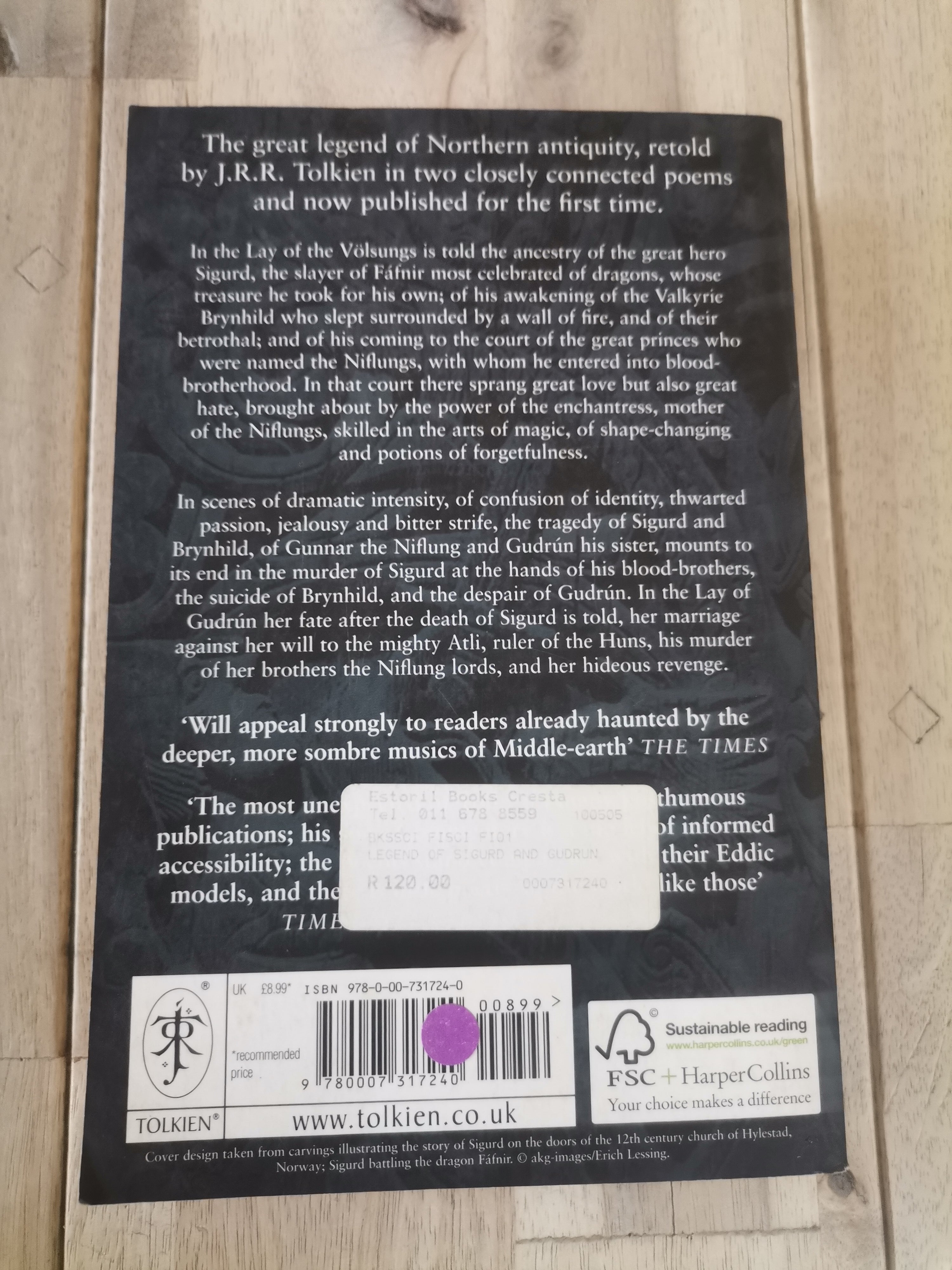 The Legend of Sigurd and Gudrun by J.R.R. Tolkien