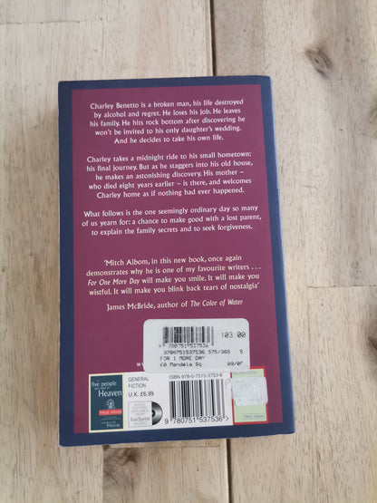For One More Day by Mitch Albom