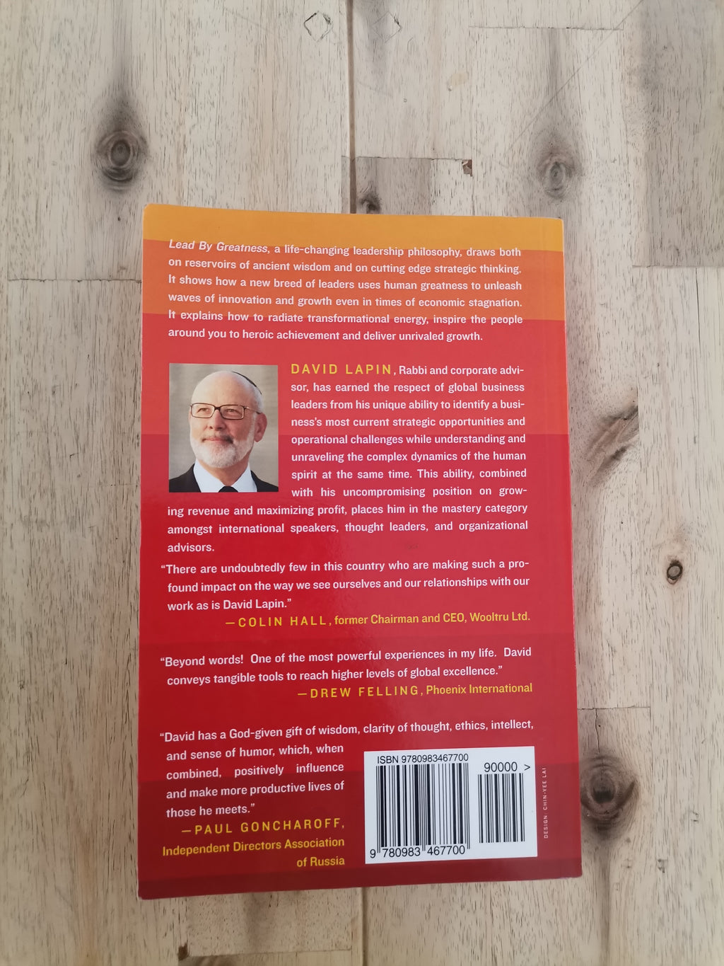 Lead by Greatness – David Lapin