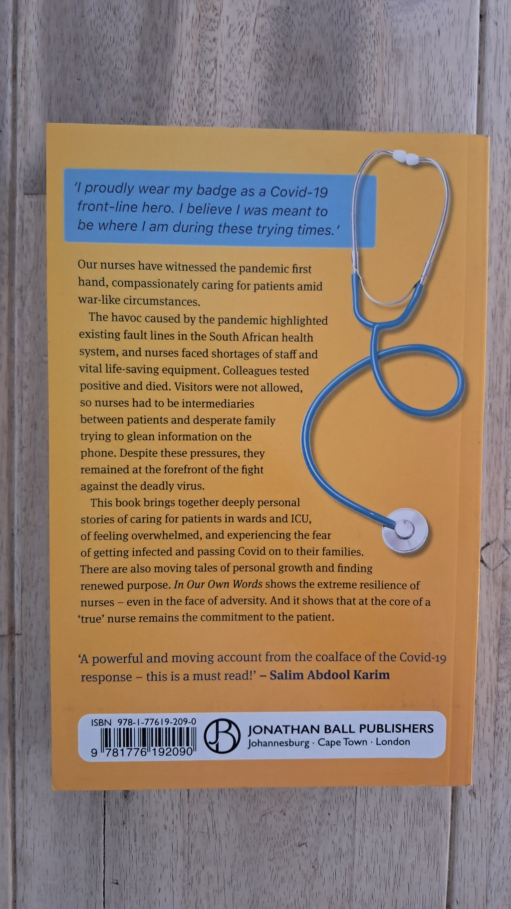 In Our Own Words: Nurses on the Front Line – Siedine Coetzee, Hester Klopper & Jonathan Jansen