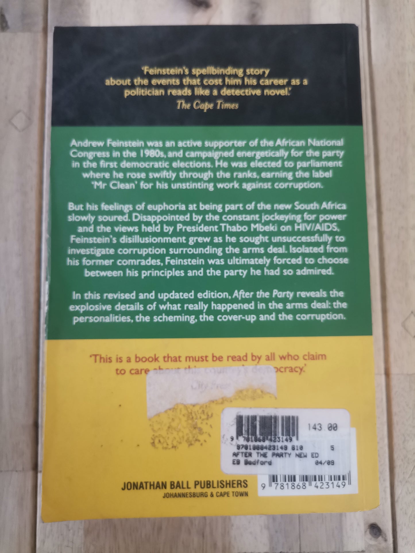 After the Party - Andrew Feinstein