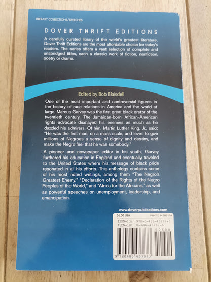 Dover Thrift Editions Selected Writings And Speeches Of Marcus Garvey