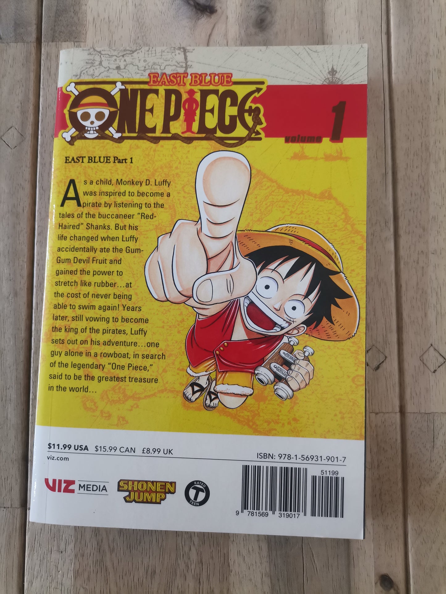One Piece Volume 1 by Eiichiro Oda