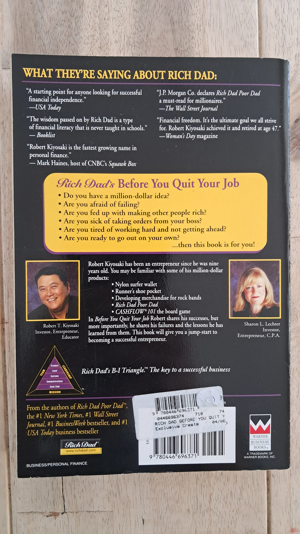 Before You Quit Your Job – Robert Kiyosaki