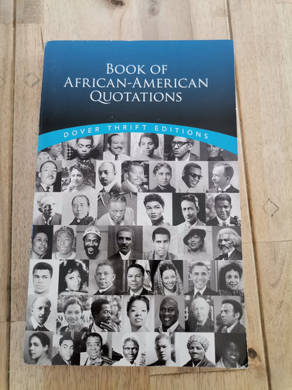 Dover Thrift Editions Book Of African- American Quotations