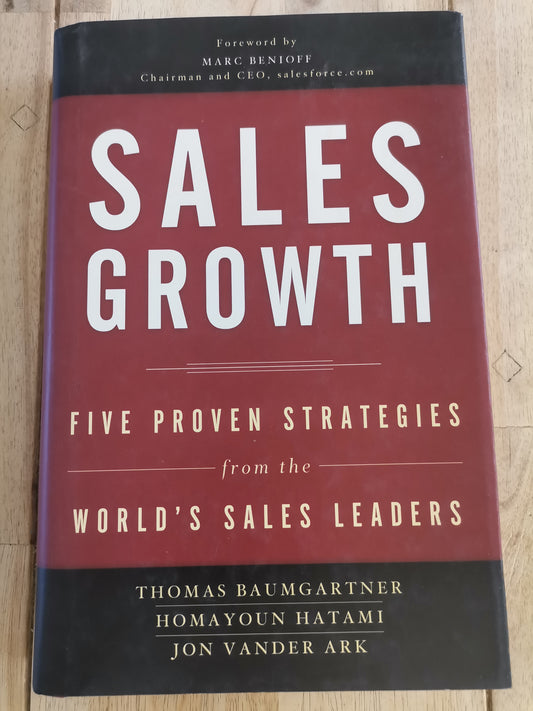 Sales Growth Thomas Baumagartner Homayoun Hatami Jon Vander Ark