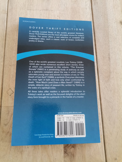 Dover Thrift Editions The Kreutzer Sonata and other short stories Leo Tolstoy
