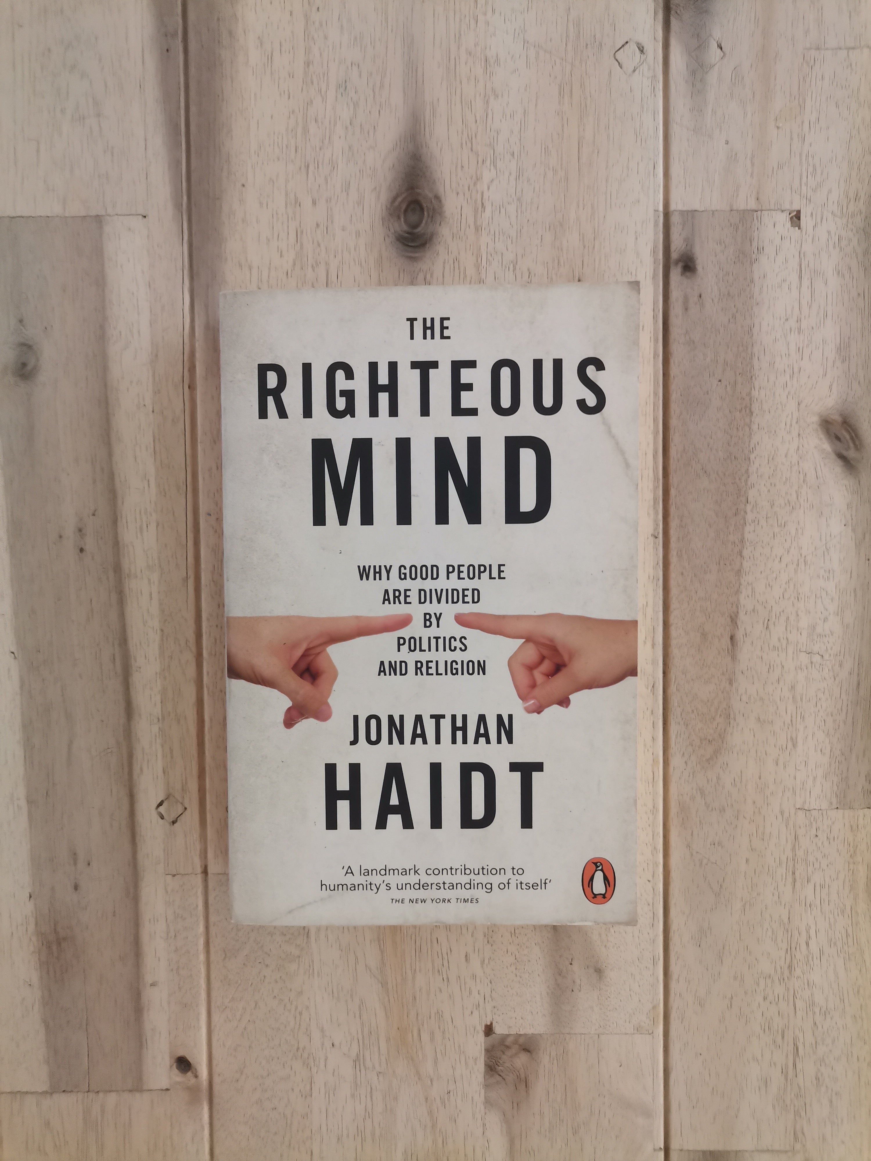The Righteous Mind – Jonathan Haidt