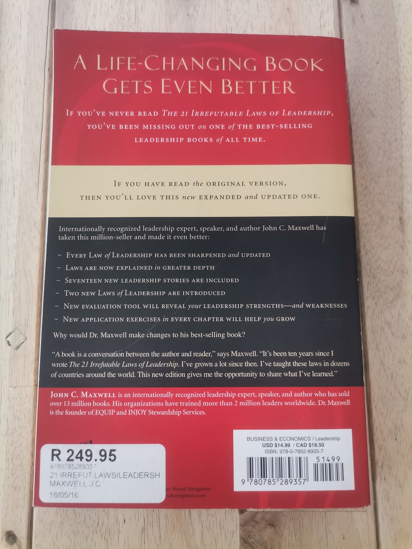 The 21 Irrefutable Laws of Leadership - John C. Maxwell