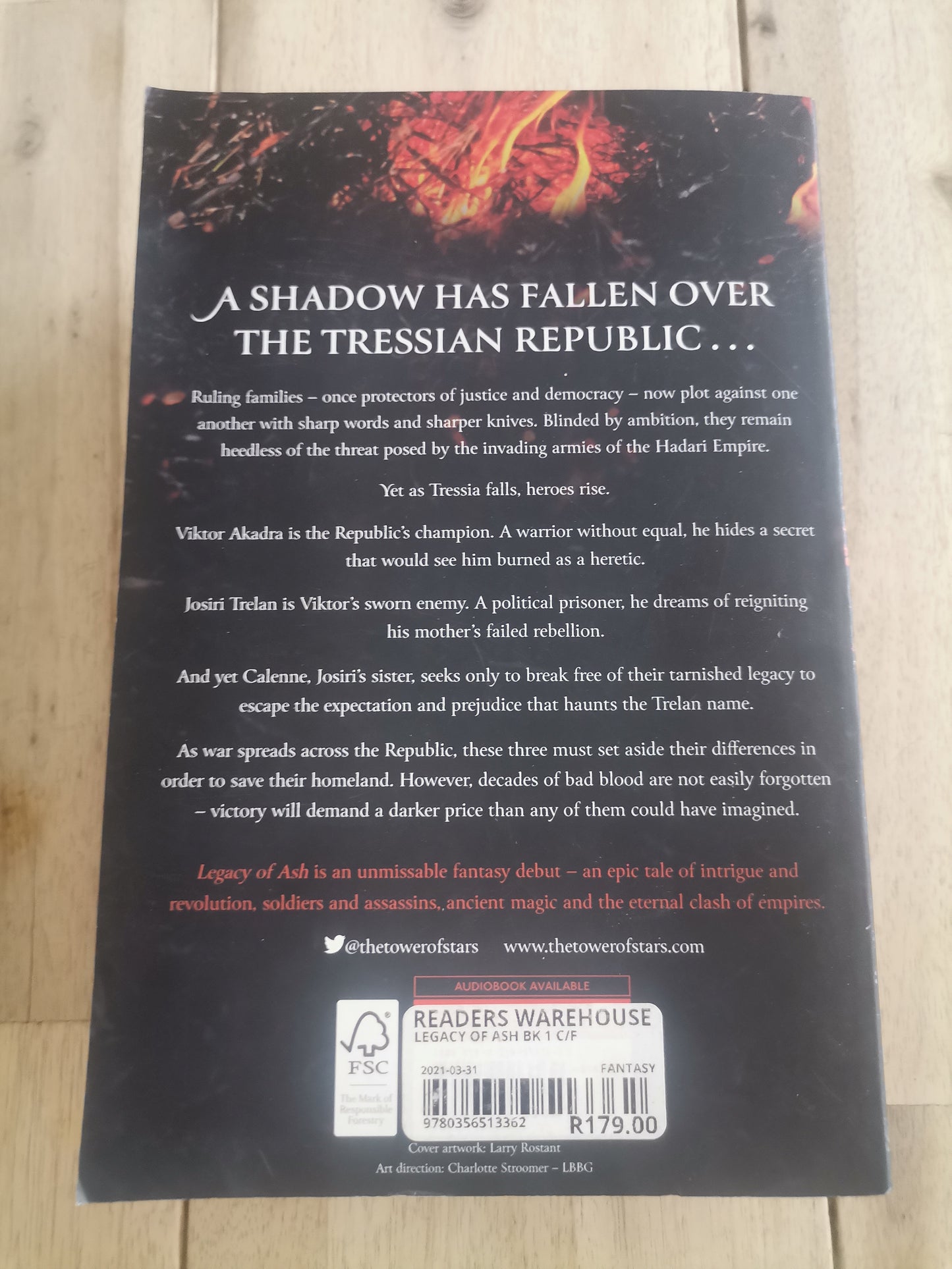 Legacy of Ash by J.R. Ward