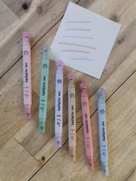 Paw Pastel Highlighters