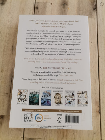 The Prisoner's Throne (The Stolen Heir Duology #2) by Holly Black