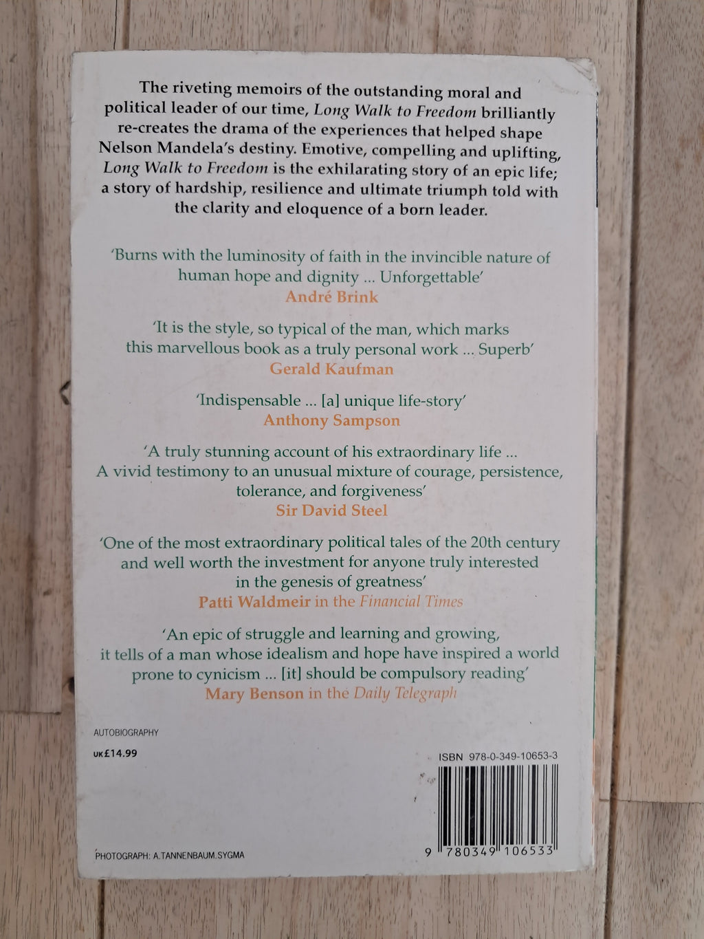 Long Walk to Freedom – Nelson Mandela