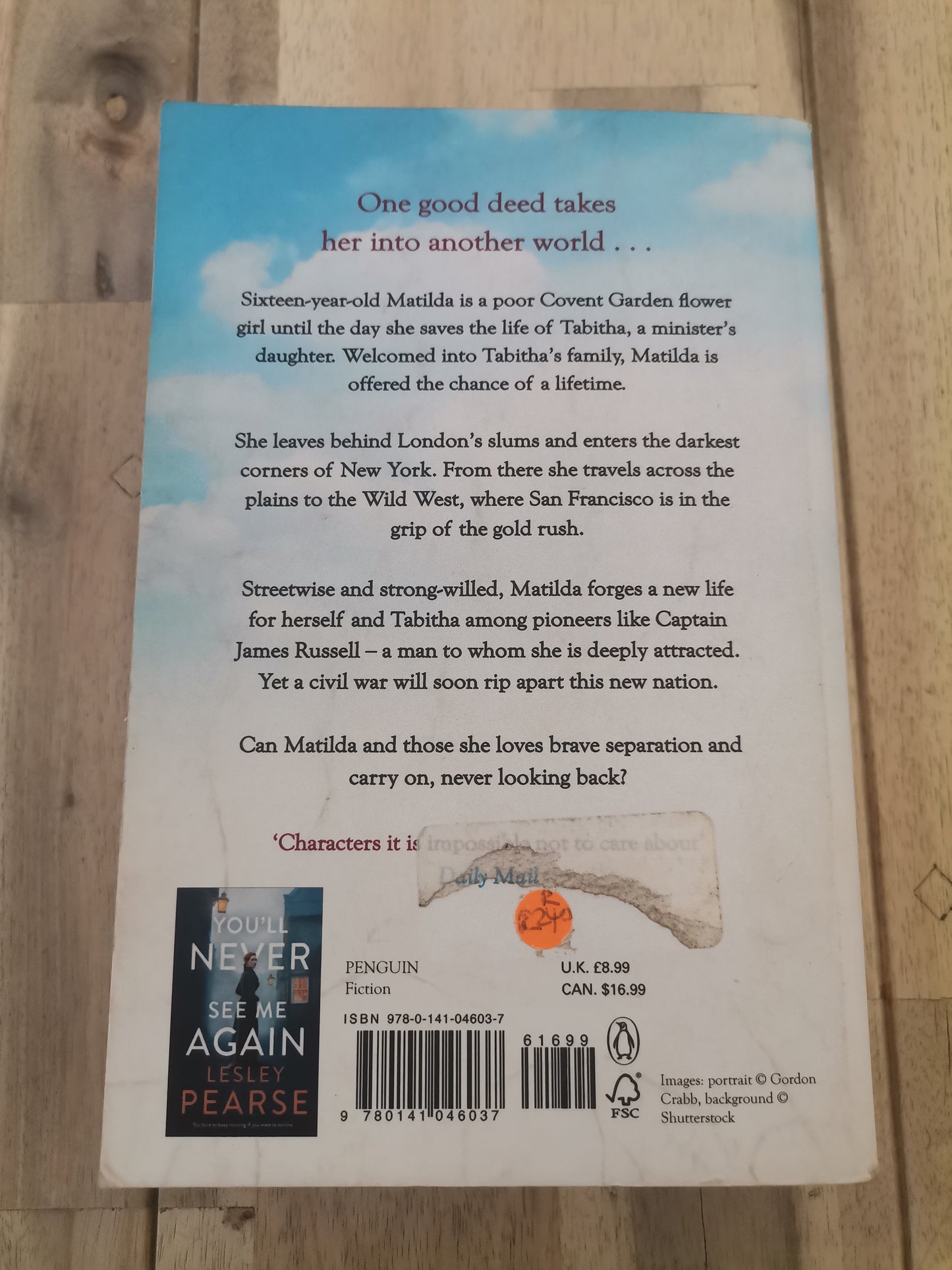 Never Look Back by Lesley Pearse