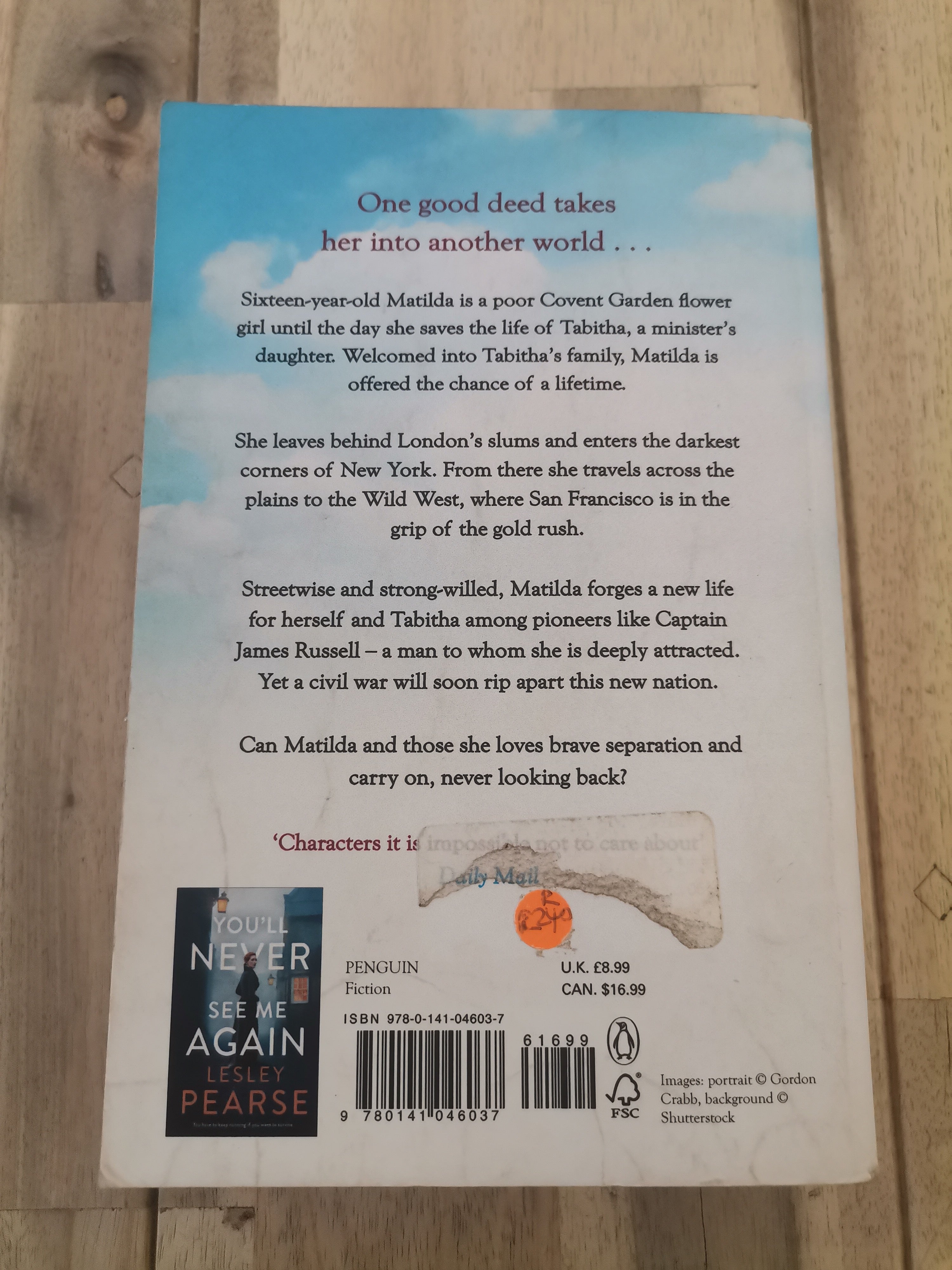 Never Look Back by Lesley Pearse