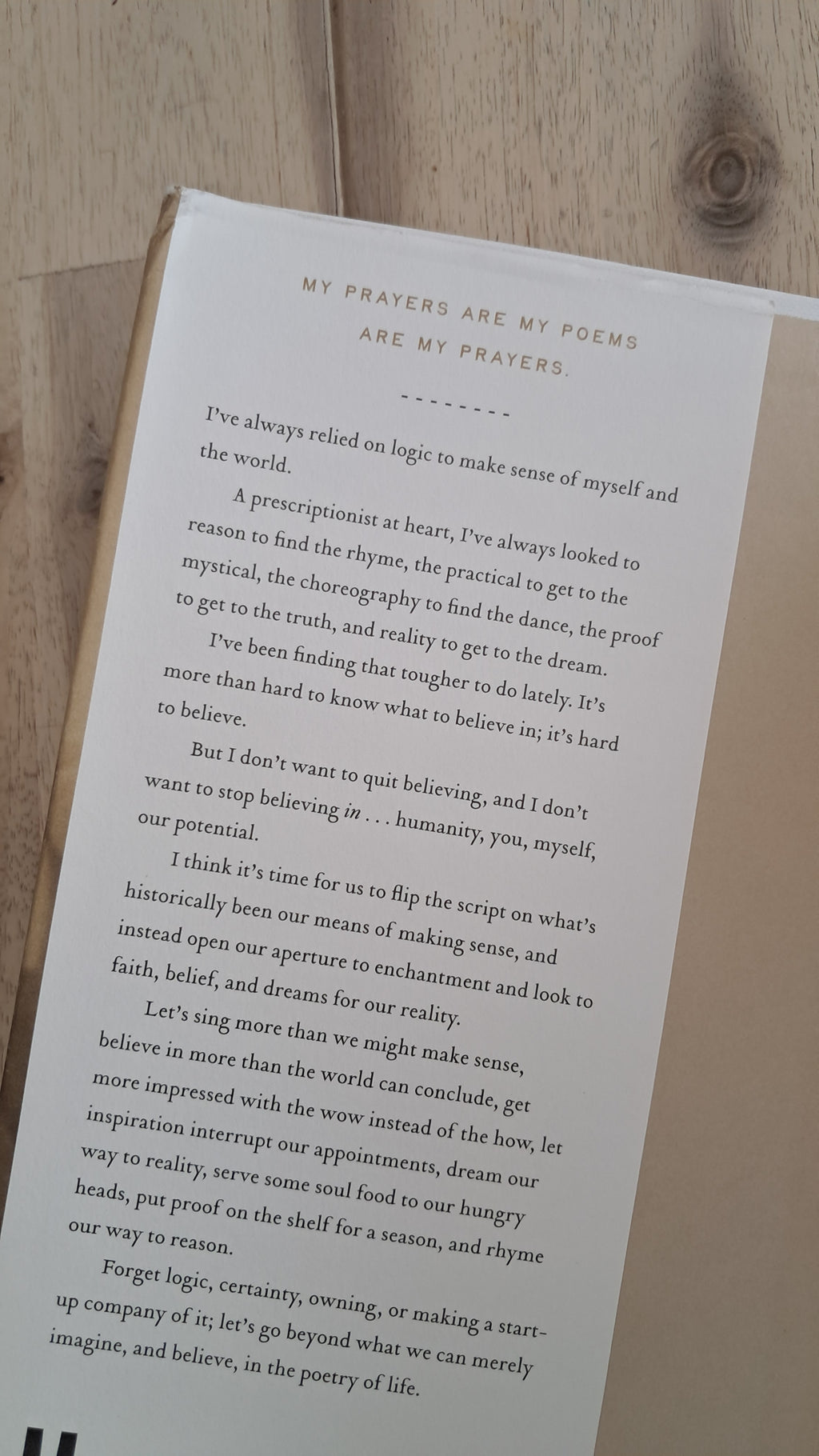 Poems and Prayers