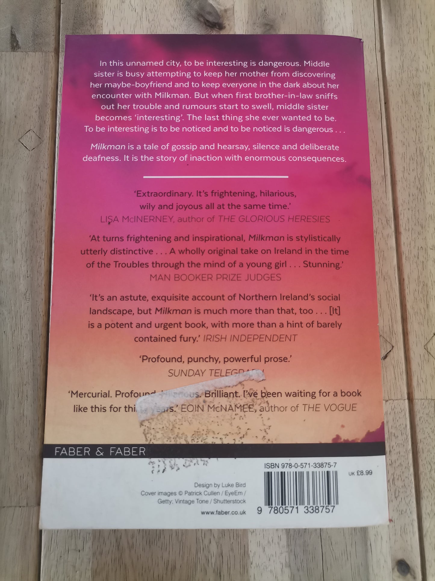 Milkman by Anna Burns