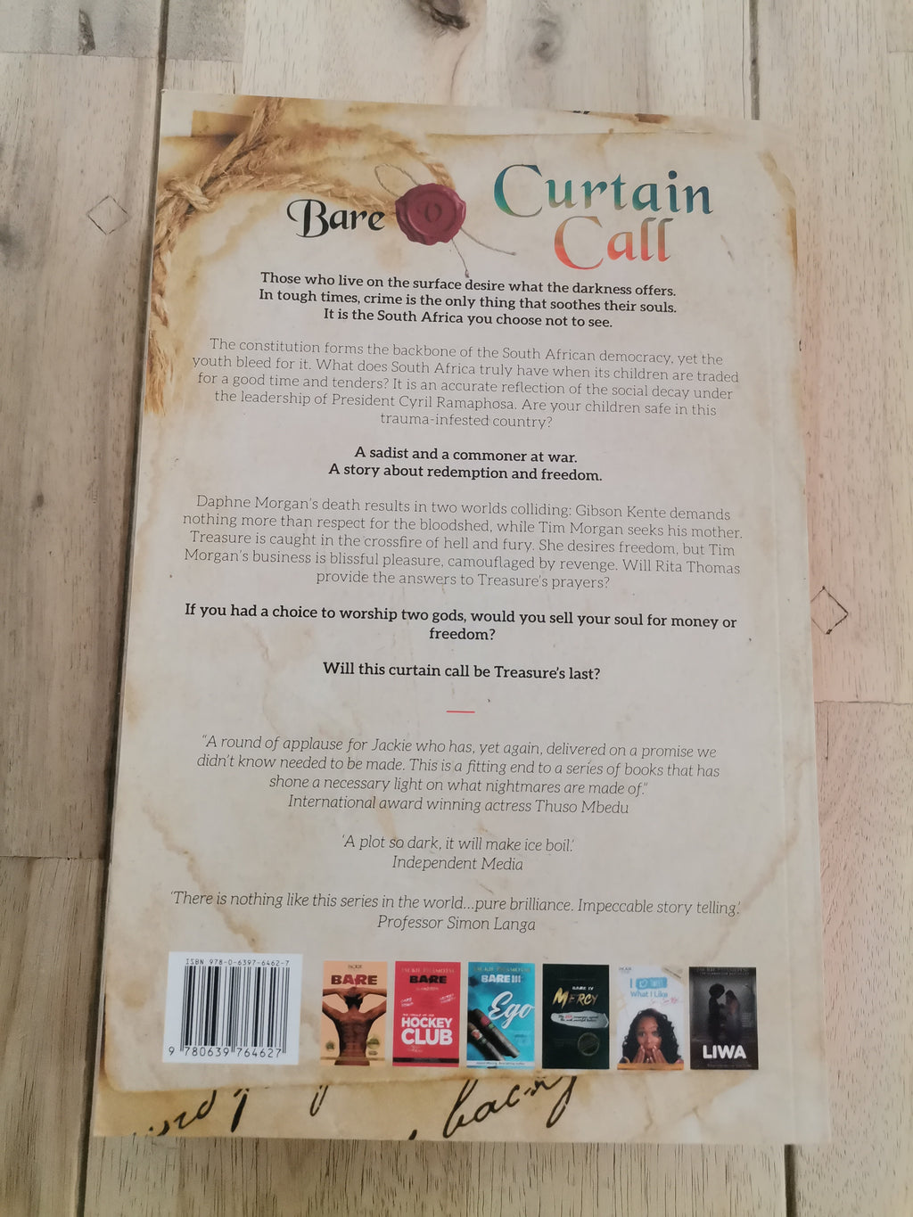 Bare V Curtain Call by Jackie Phamotse