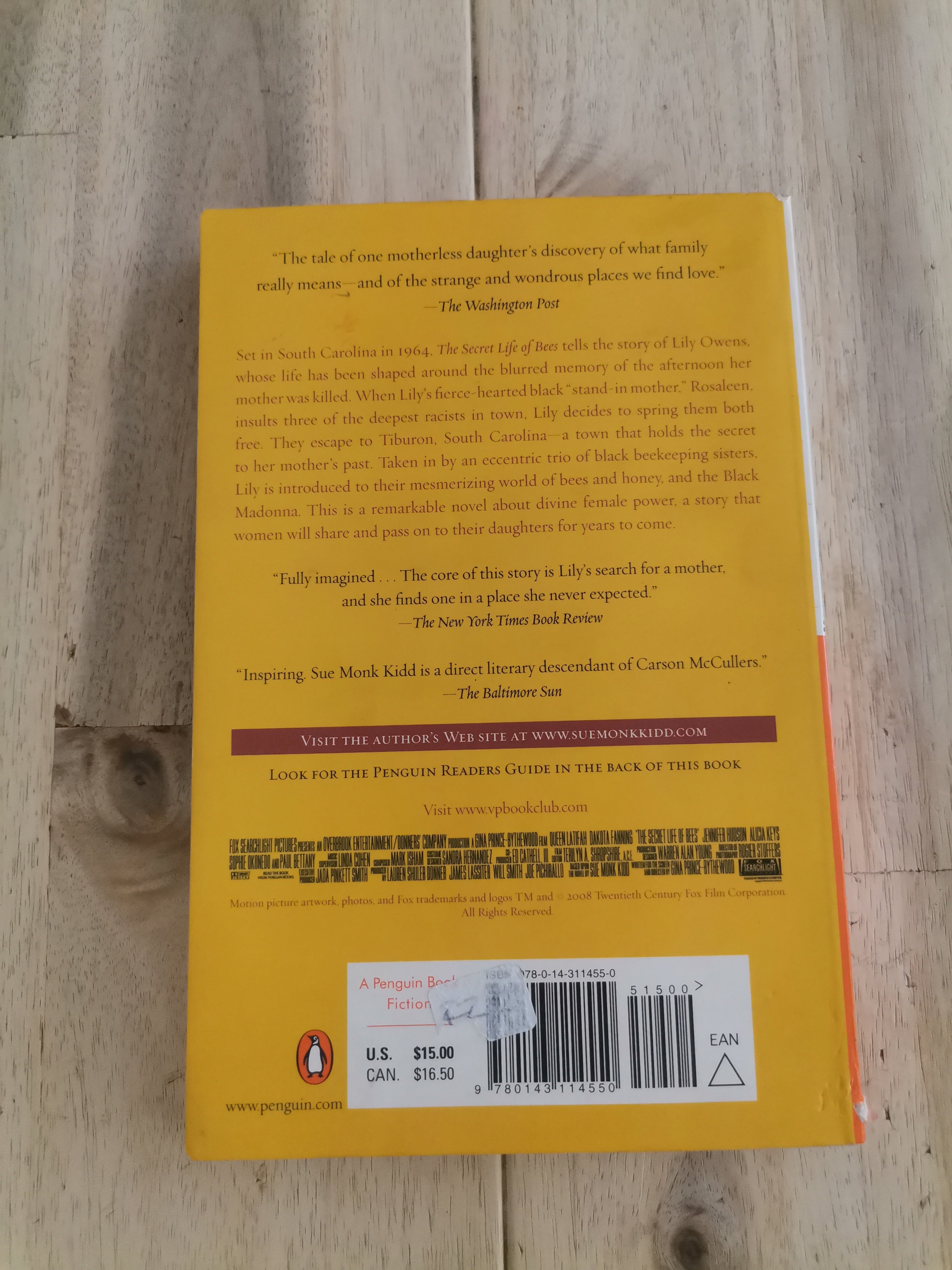 The Secret Life of Bees by Sue Monk Kidd