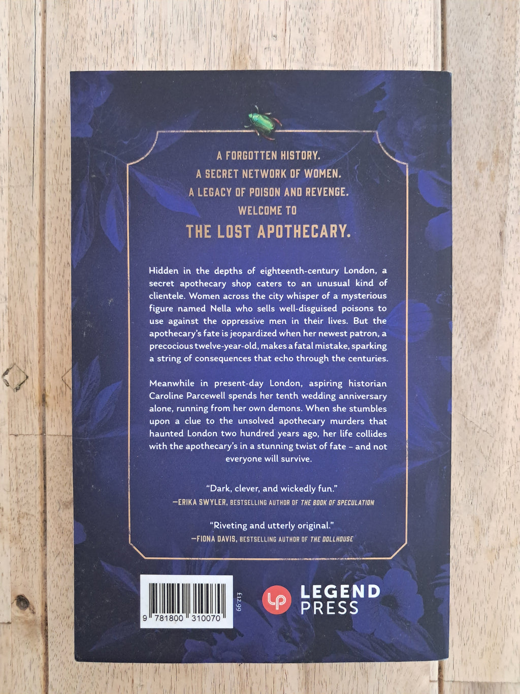 The Lost Apothecary – Sarah Penner