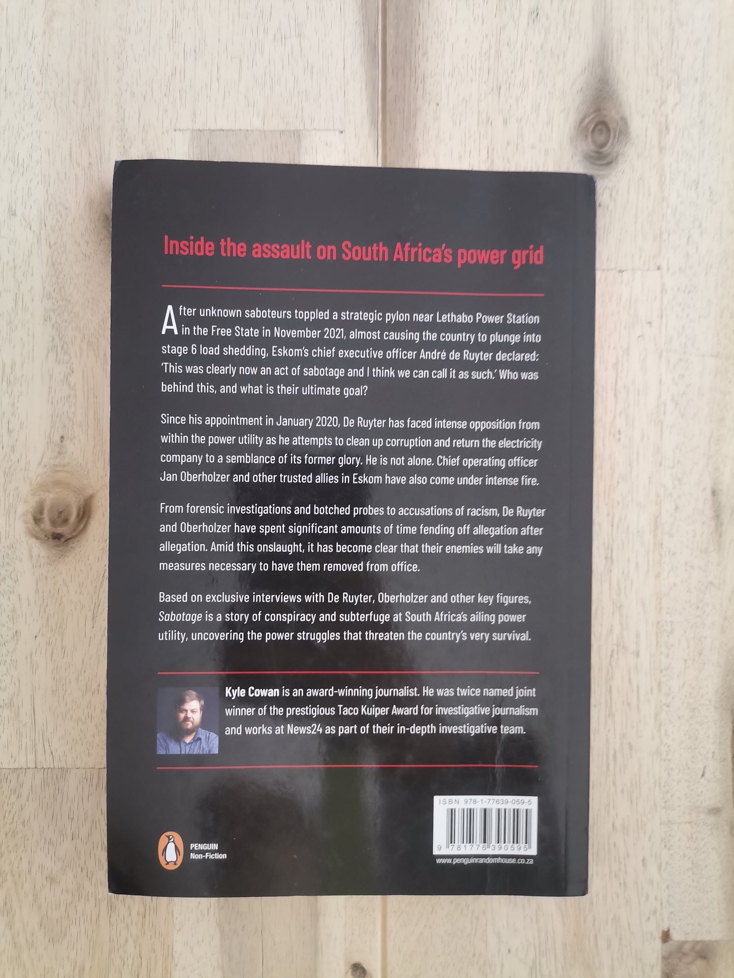 Sabotage: Eskom – Kyle Cowan