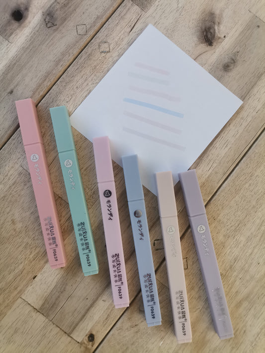 Light Pastel Highlighters