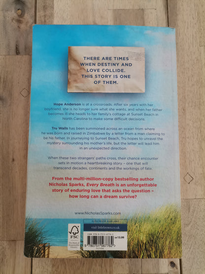 Every Breath by Nicholas Sparks - Trade Paperback