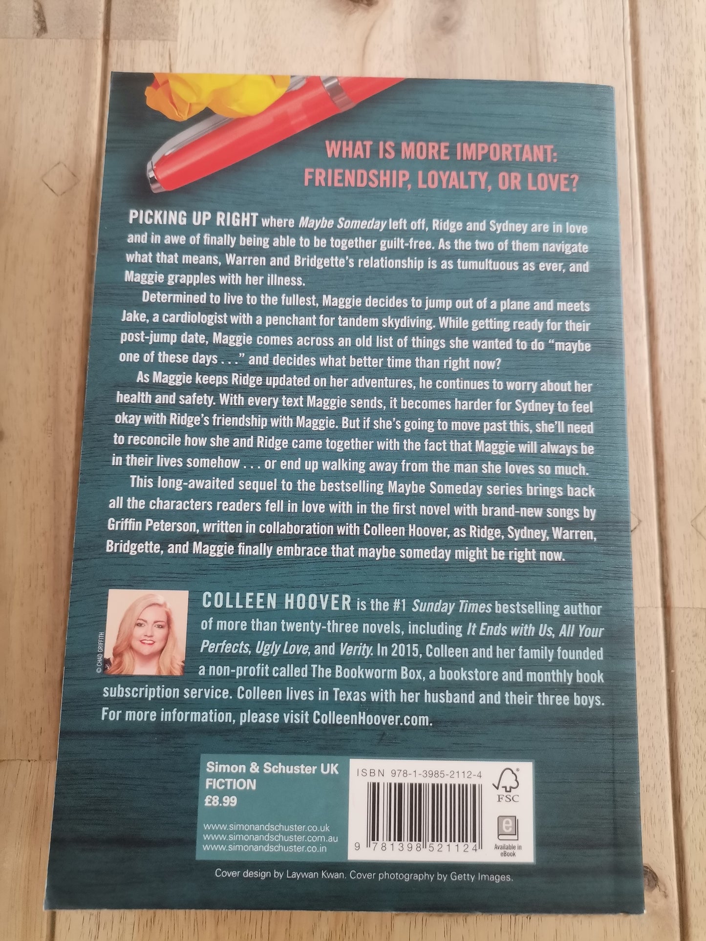 Maybe Now by Colleen Hoover