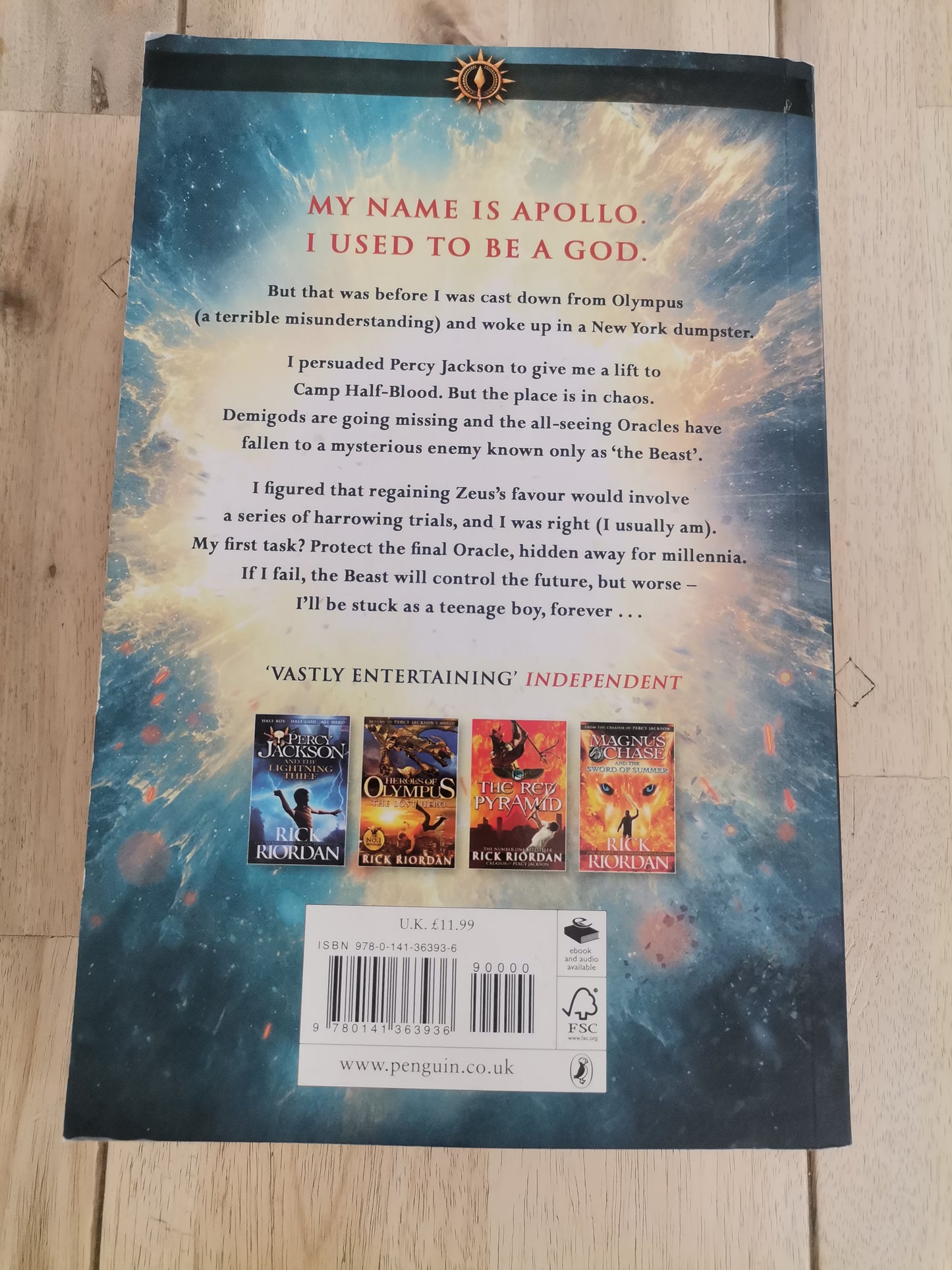 The Hidden Oracle (The Trials Of Apollo Book 1)