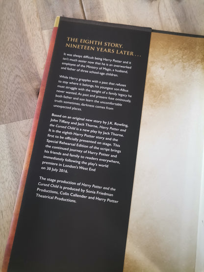 Harry Potter and the Cursed Child: Parts One and Two - Special Rehearsal Edition Script