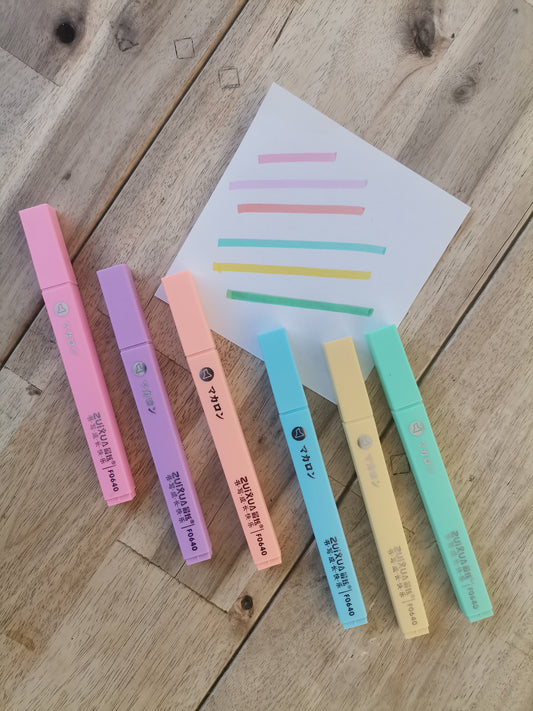 Vibrant Pastel Highlighters