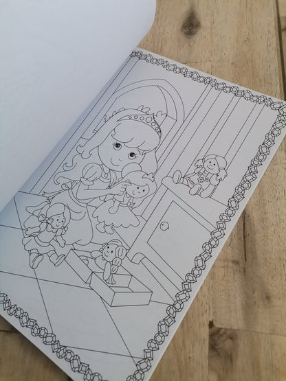 My Pretty Princess coloring book.