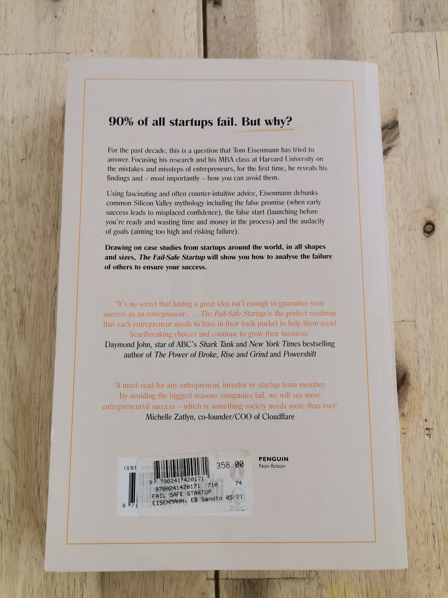 The Fail-Safe Startup: Why Most Startups Fail and How to Avoid It