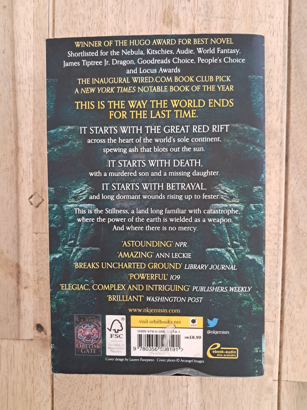 The Fifth Season (The Broken Earth Trilogy #1) – N.K. Jemisin