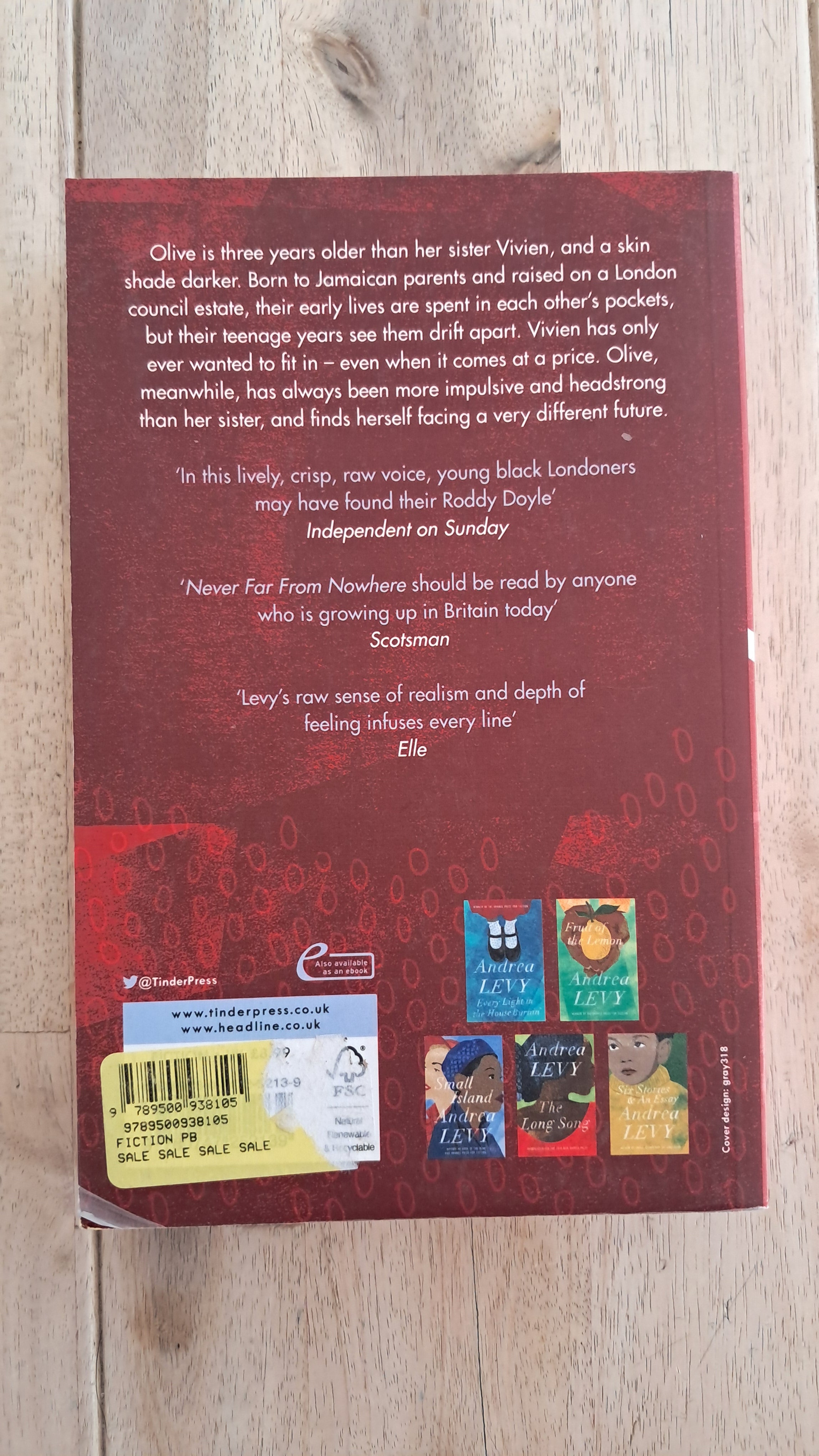 Never Far From Here – Andrea Levy