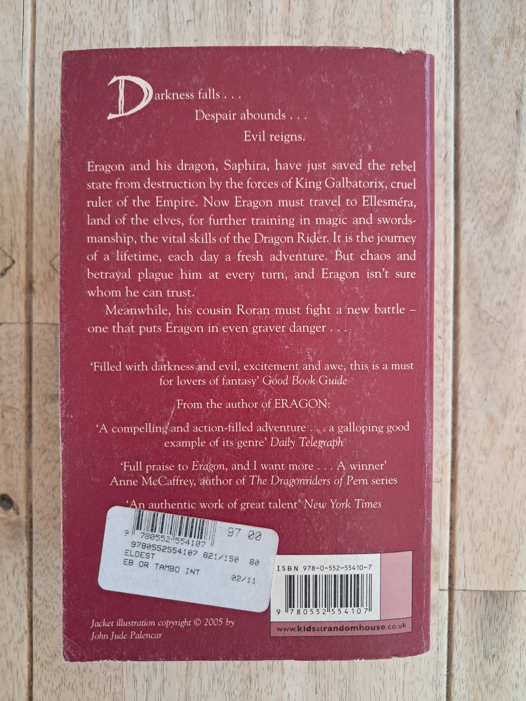 Eldest (The Inheritance Cycle #2) – Christopher Paolini