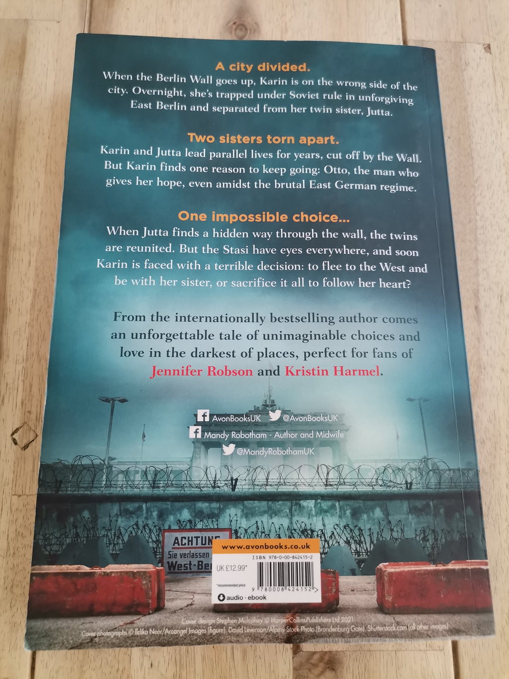 The Girl Behind the Wall by Mandy Robotham