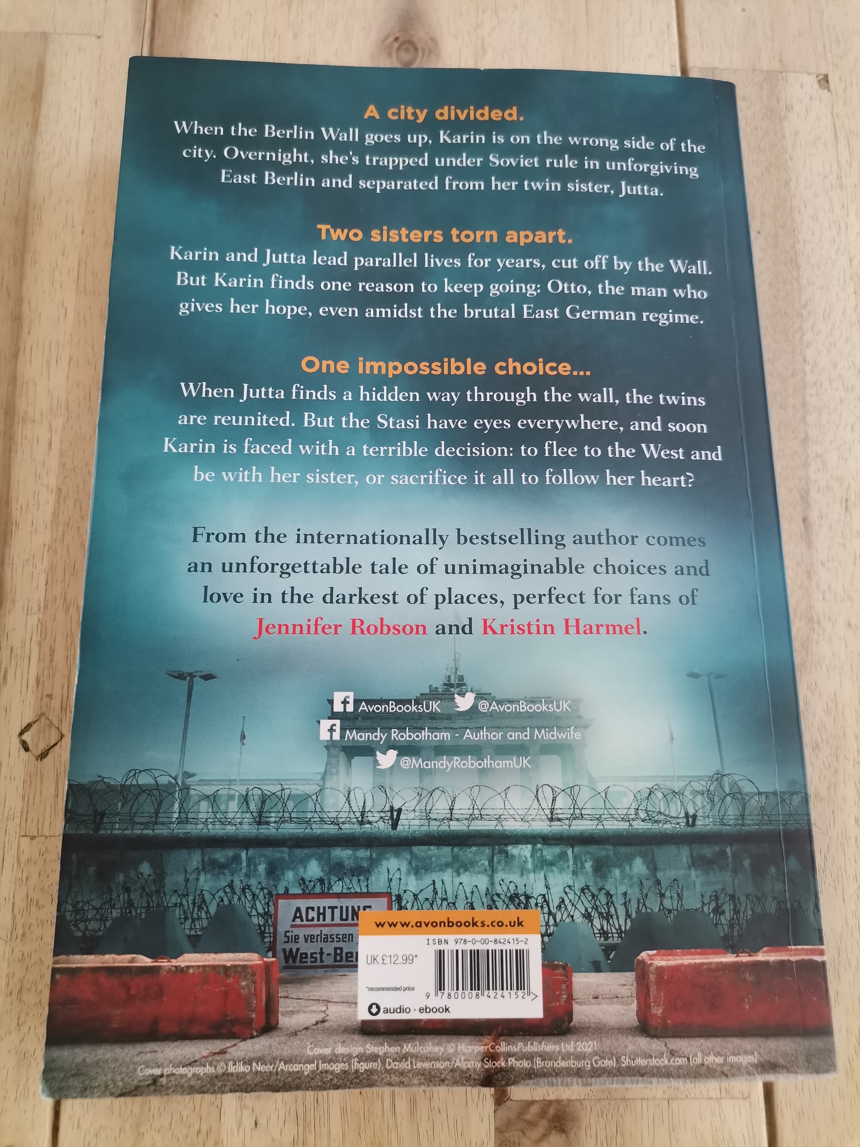 The Girl Behind the Wall by Mandy Robotham