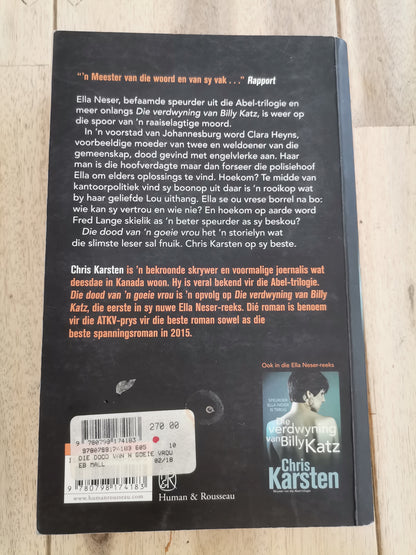 Die Dood van 'n Goeie Vrou by Chris Karsten