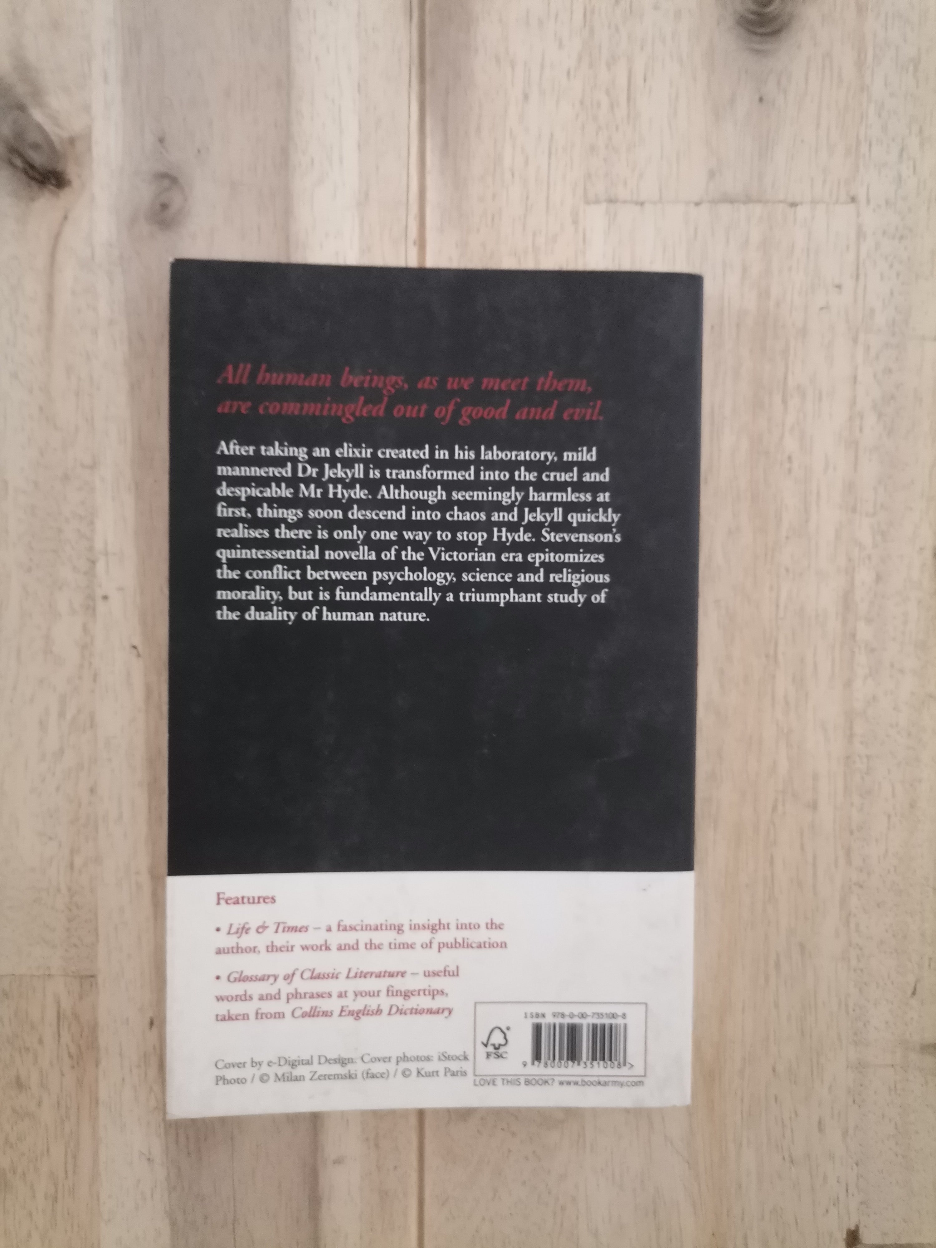 The Strange Case of Dr Jekyll and Mr Hyde – Robert Louis Stevenson