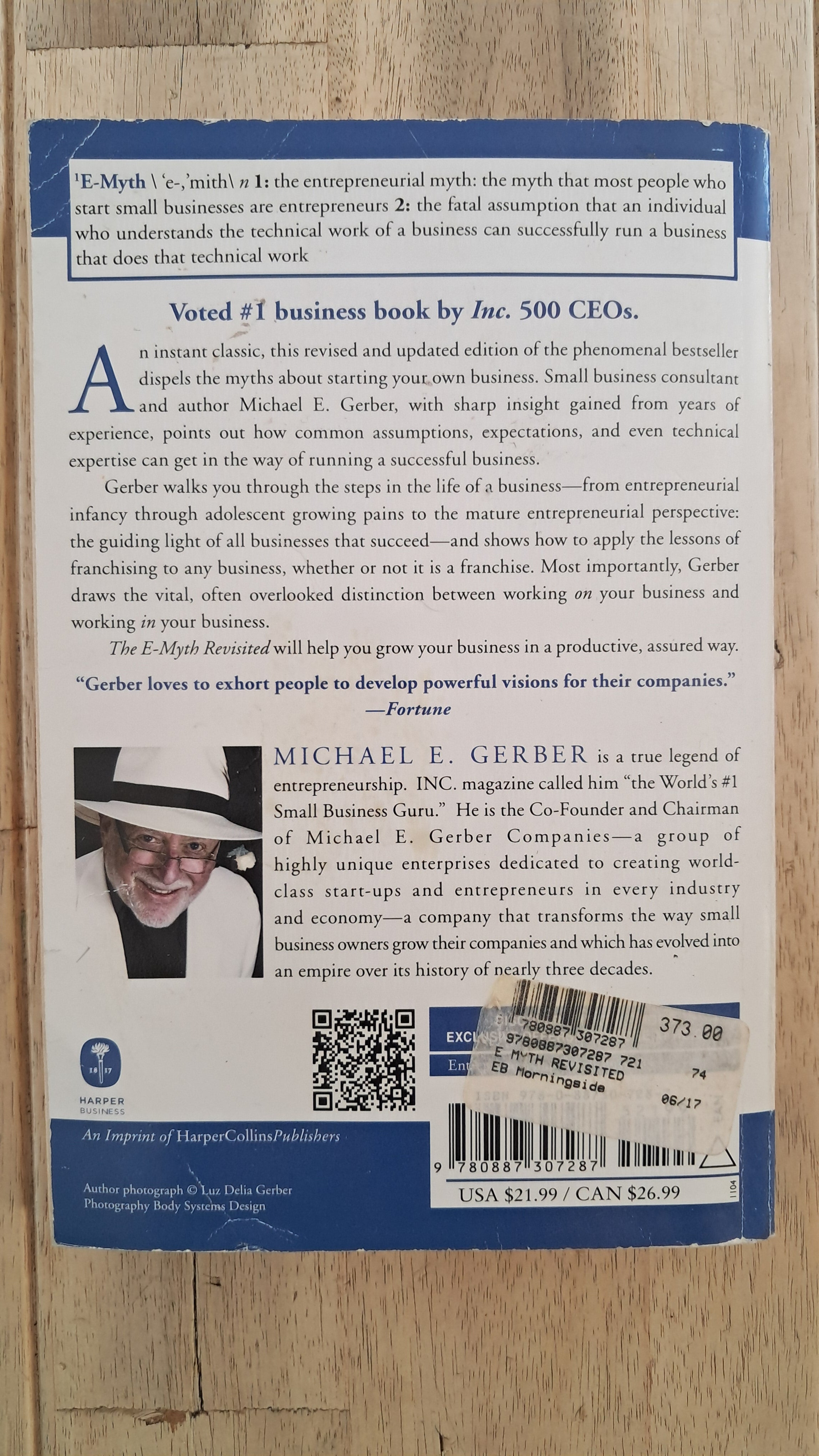 The E-Myth Revisited – Michael E. Gerber
