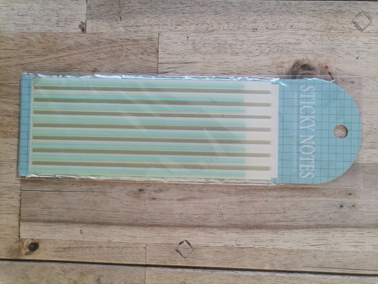 Green underlining index tabs