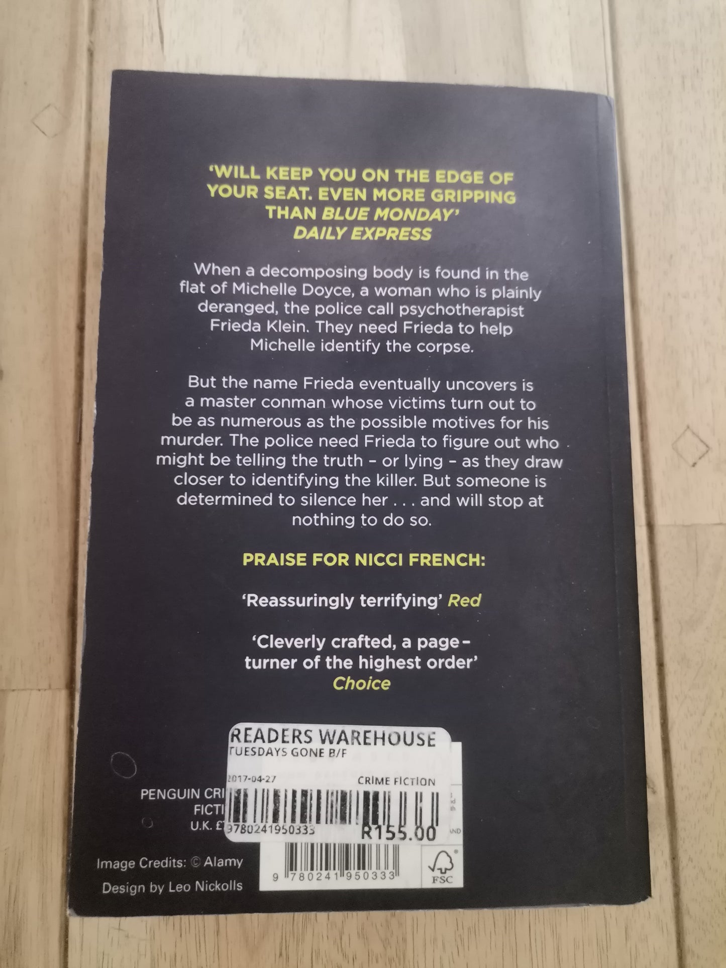 Tuesday's Gone by Nicci French