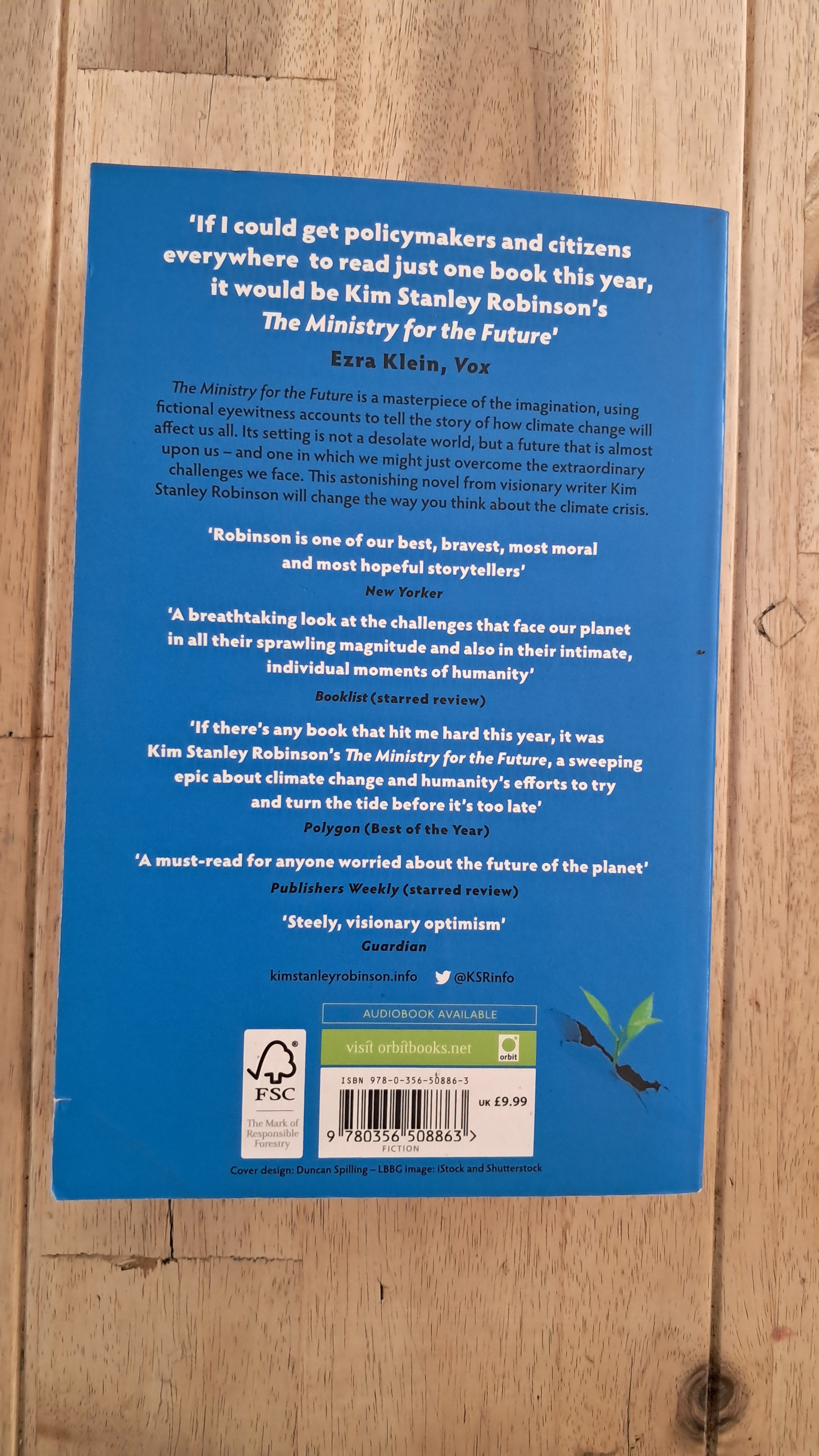 The Ministry for the Future – Kim Stanley Robinson
