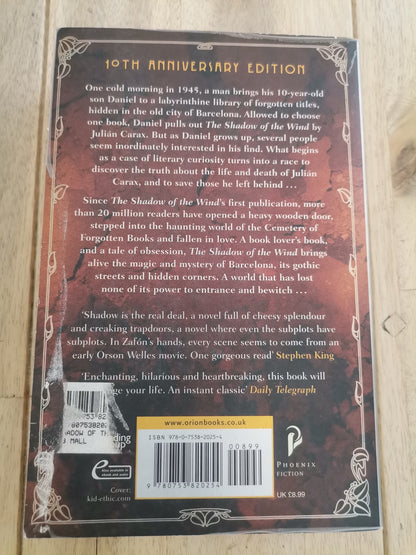 The Shadow Of The Wind by Carlos Ruiz Zafon