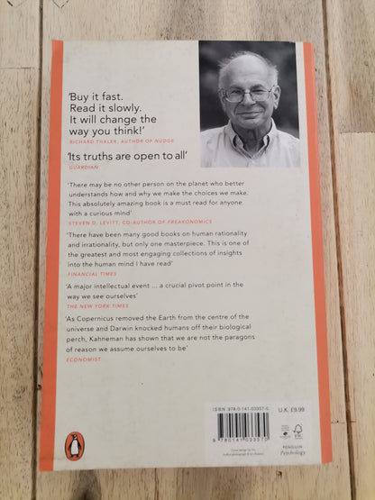 Thinking, Fast and Slow by Daniel Kahneman