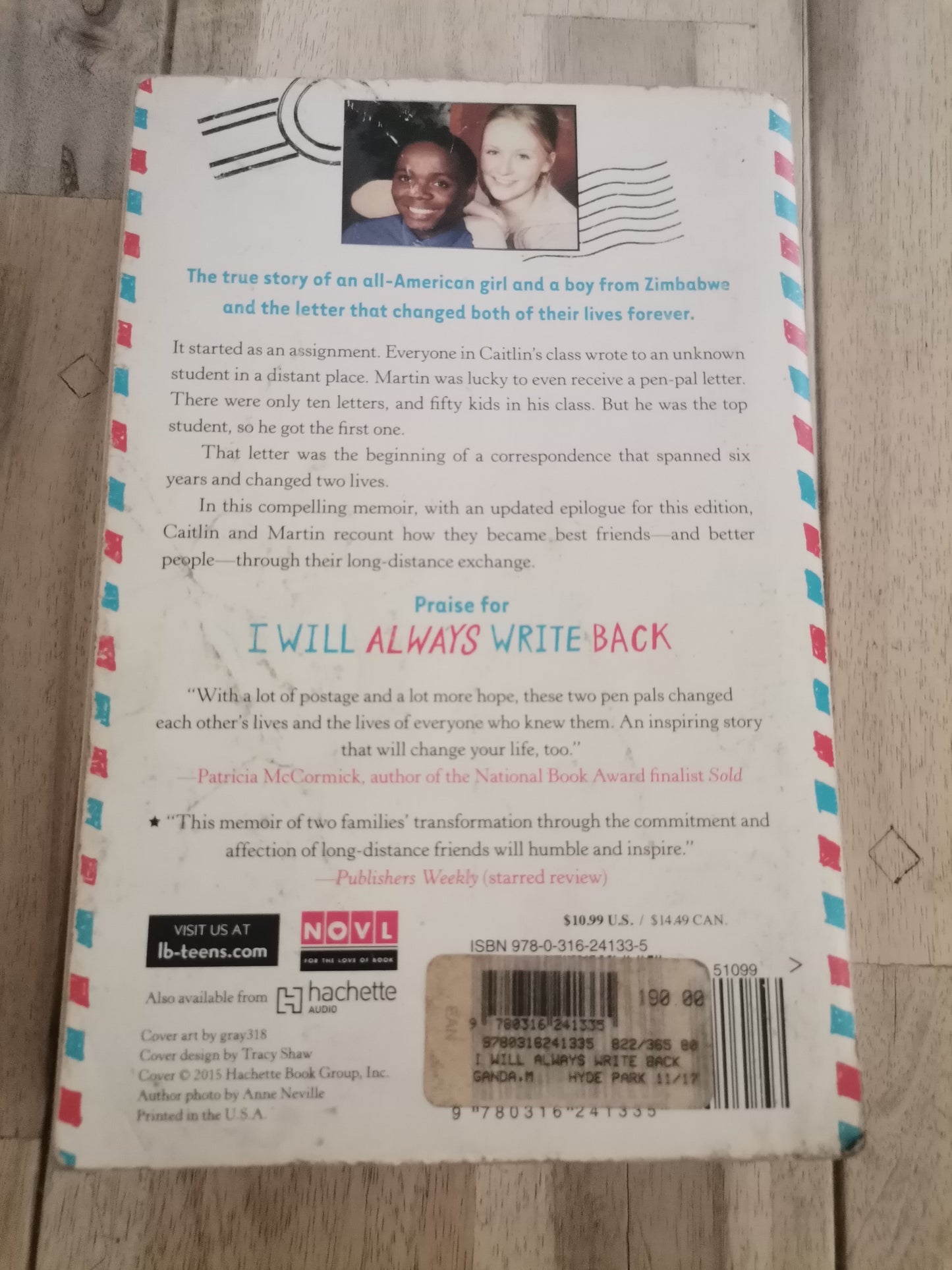 I Will Always Write Back by Caitlin Alifirenka & Martin Ganda