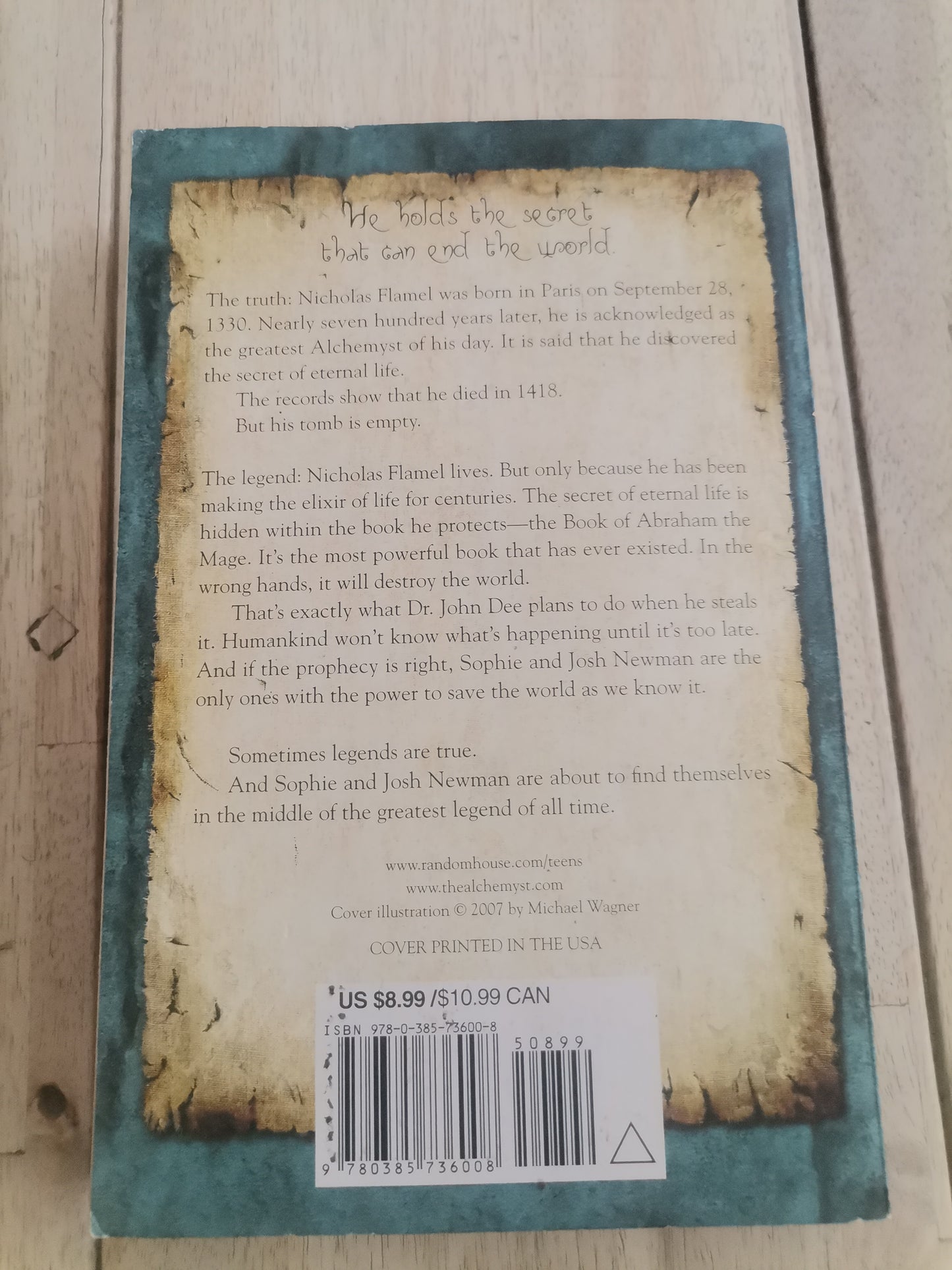 The Alchemyst: The Secrets of the Immortal Nicholas Flamel by Michael Scott