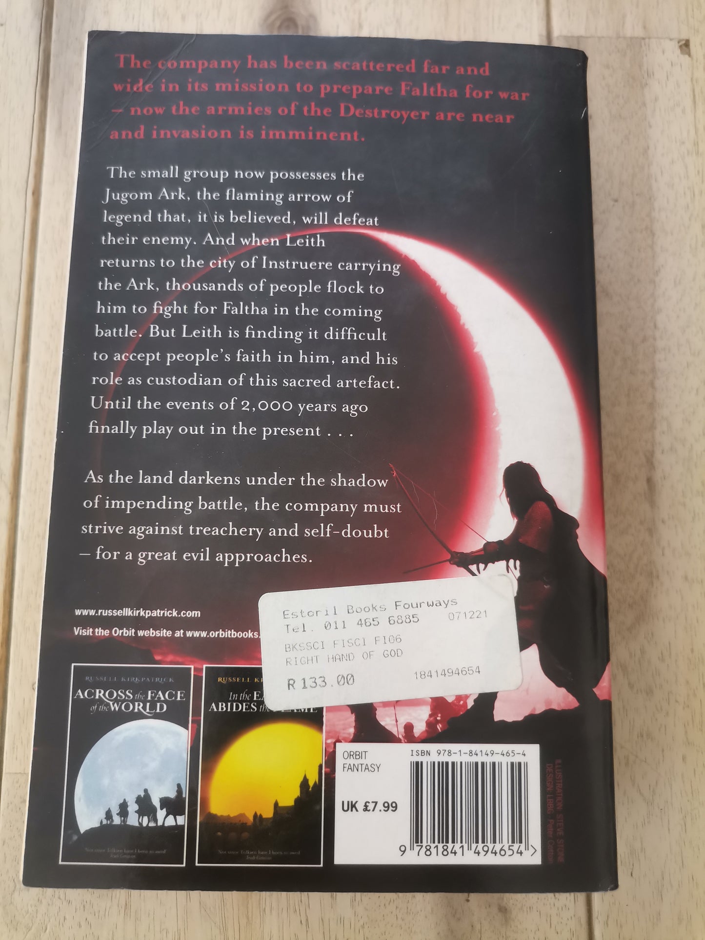 The Right Hand of God - Russell Kirkpatrick (Fire of Heaven #2)